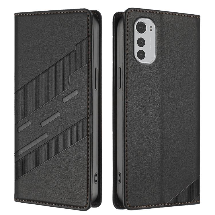 Embossed Multi-functional Wallet Retro Leather Phone Case, Compatible with Motorola Moto E32