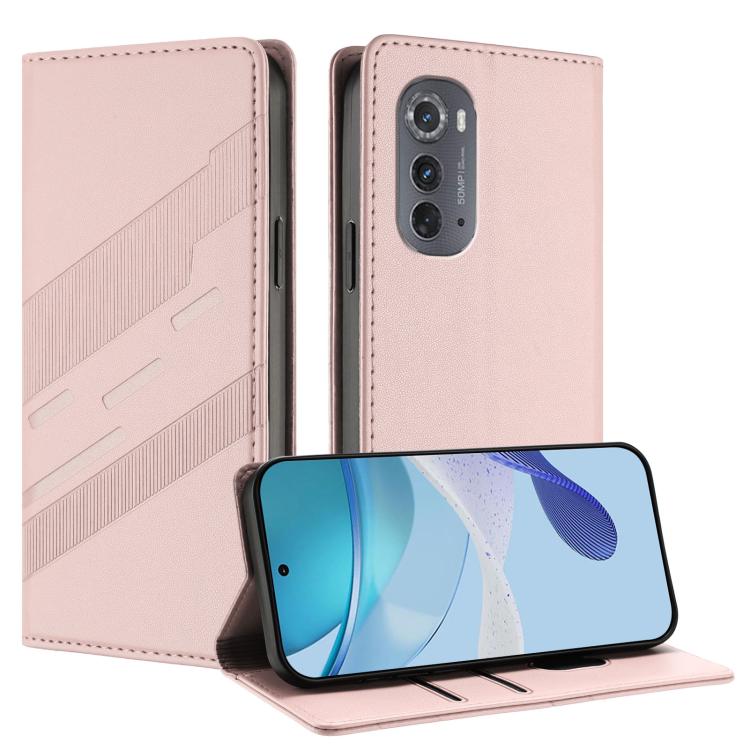 Embossed Multi-functional Wallet Retro Leather Phone Case, Compatible with Motorola Edge 2022