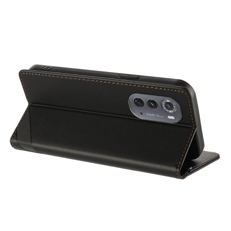 Embossed Multi-functional Wallet Retro Leather Phone Case, Compatible with Motorola Edge 2022