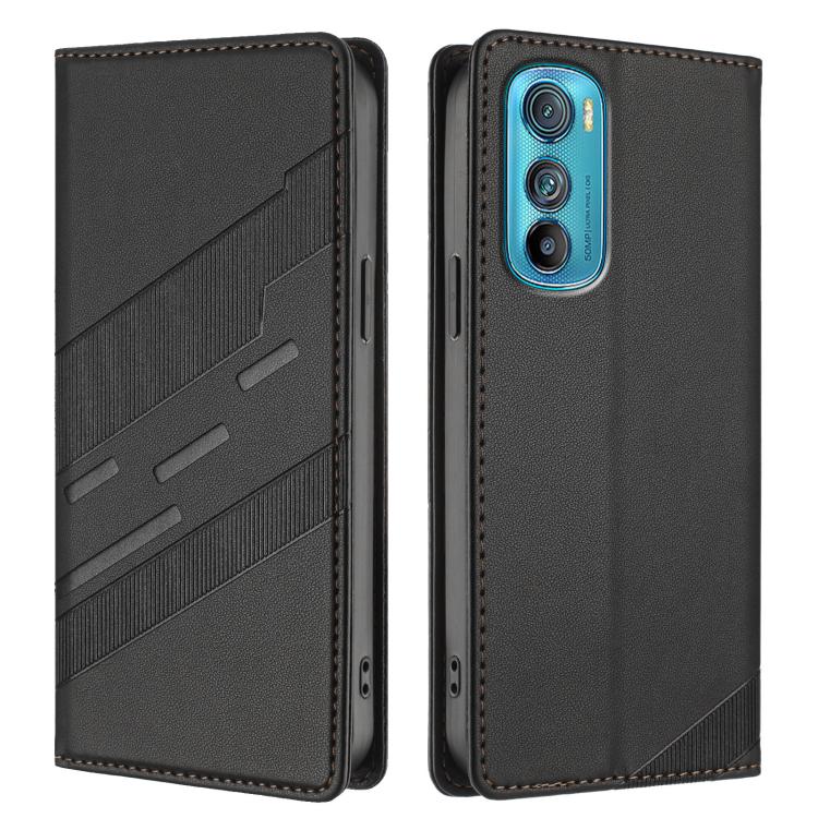 Embossed Multi-functional Wallet Retro Leather Phone Case, Compatible with Motorola Edge 30