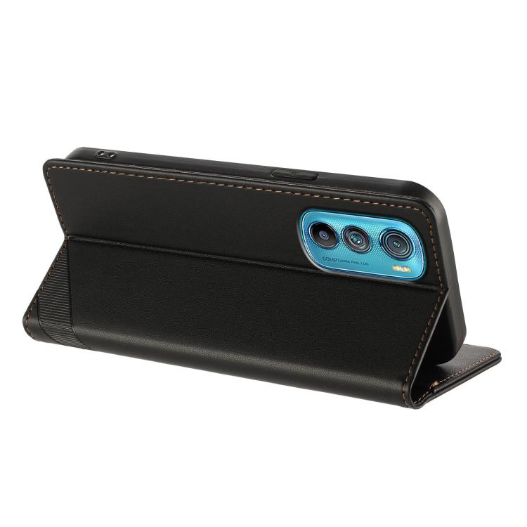 Embossed Multi-functional Wallet Retro Leather Phone Case, Compatible with Motorola Edge 30