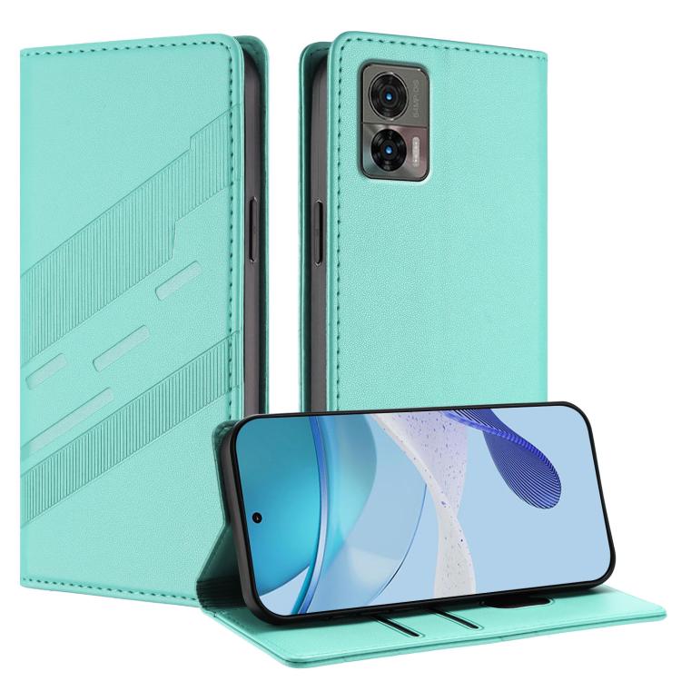 Embossed Multi-functional Wallet Retro Leather Phone Case, Compatible with Motorola Edge 30 Neo