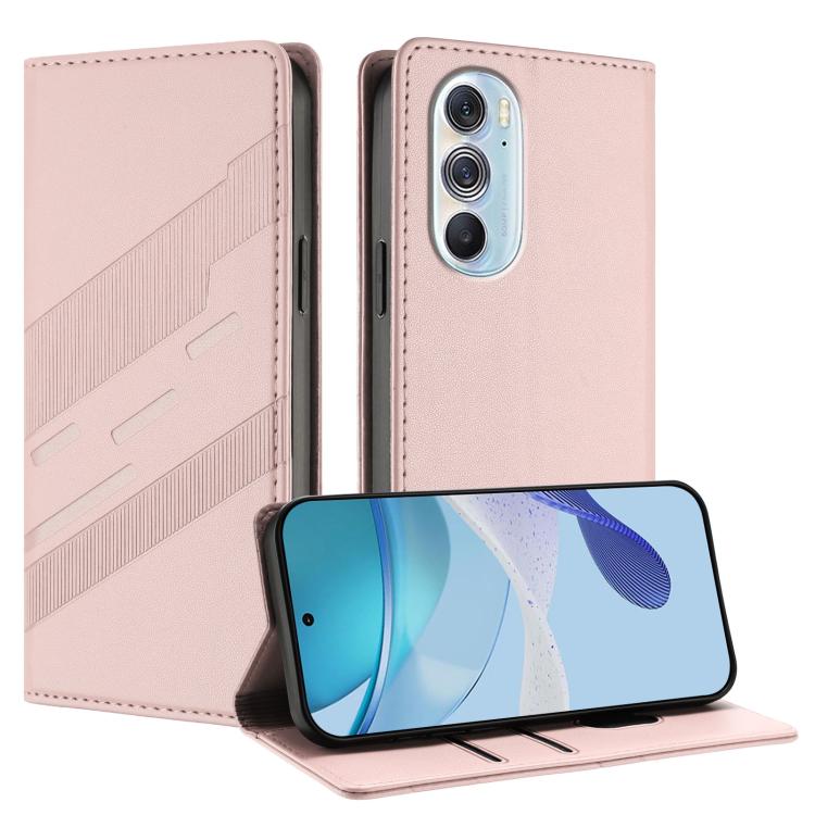 Embossed Multi-functional Wallet Retro Leather Phone Case, Compatible with Motorola Edge 30 Pro