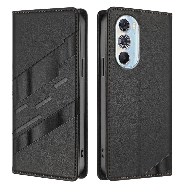 Embossed Multi-functional Wallet Retro Leather Phone Case, Compatible with Motorola Edge 30 Pro