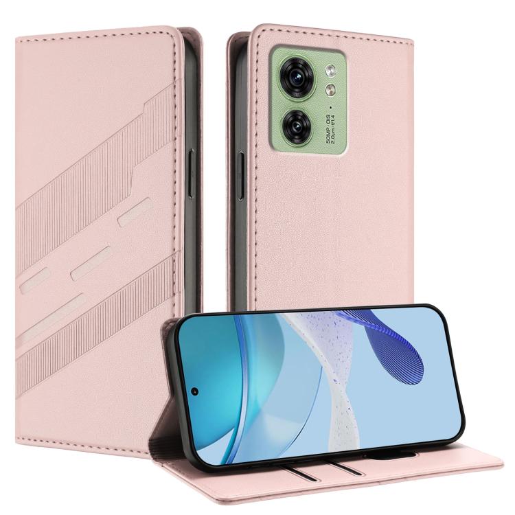 Embossed Multi-functional Wallet Retro Leather Phone Case, Compatible with Motorola Edge 40