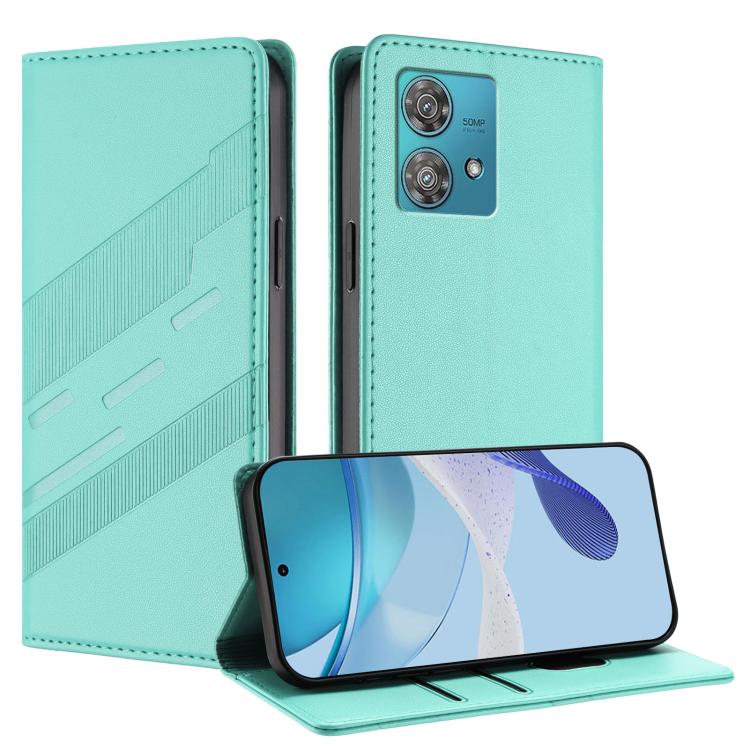 Embossed Multi-functional Wallet Retro Leather Phone Case, Compatible with Motorola Edge 40 Neo 5G