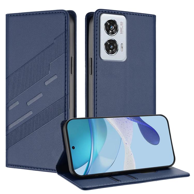 Embossed Multi-functional Wallet Retro Leather Phone Case, Compatible with Motorola Edge 50 Fusion