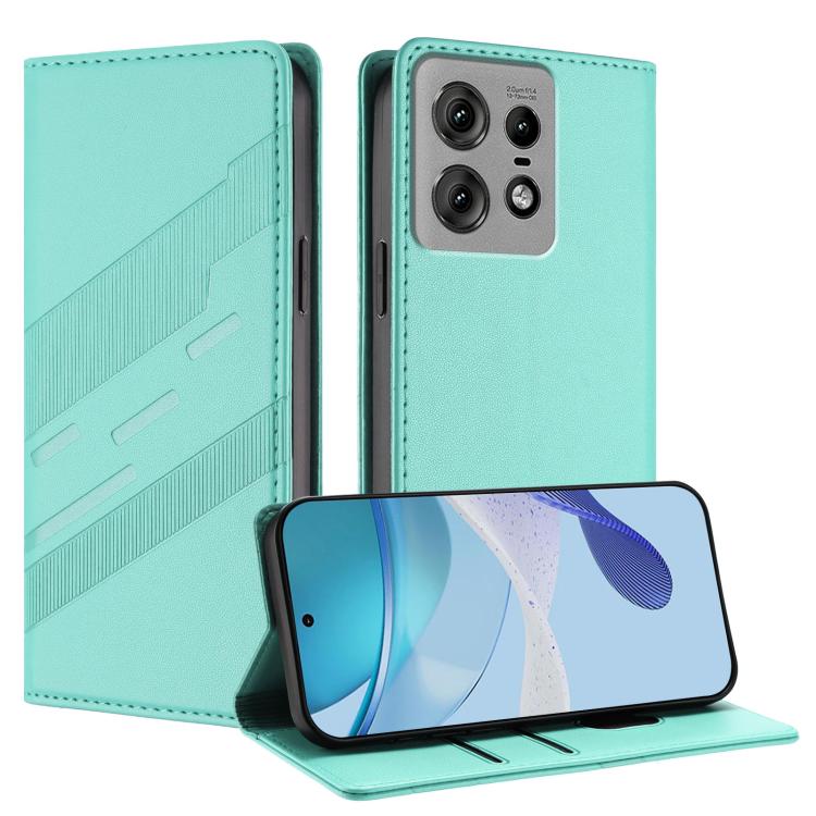 Embossed Multi-functional Wallet Retro Leather Phone Case, Compatible with Motorola Edge 50 Pro