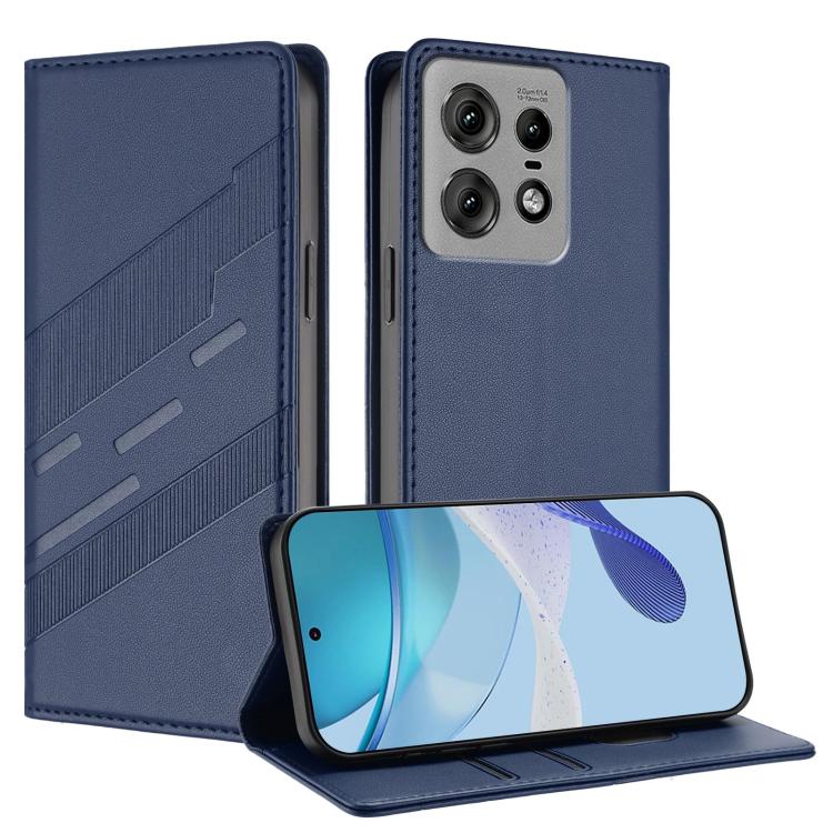 Embossed Multi-functional Wallet Retro Leather Phone Case, Compatible with Motorola Edge 50 Pro