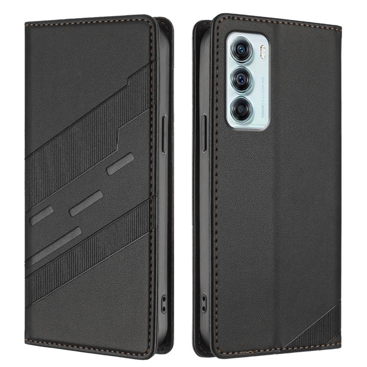 Embossed Multi-functional Wallet Retro Leather Phone Case, Compatible with Motorola Edge S30