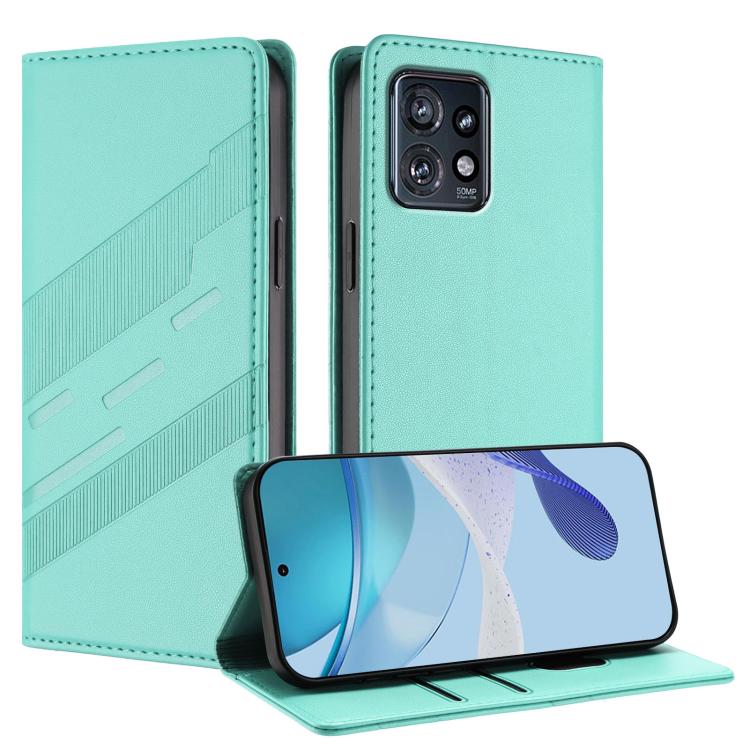 Embossed Multi-functional Wallet Retro Leather Phone Case, Compatible with Motorola Edge+ 2023