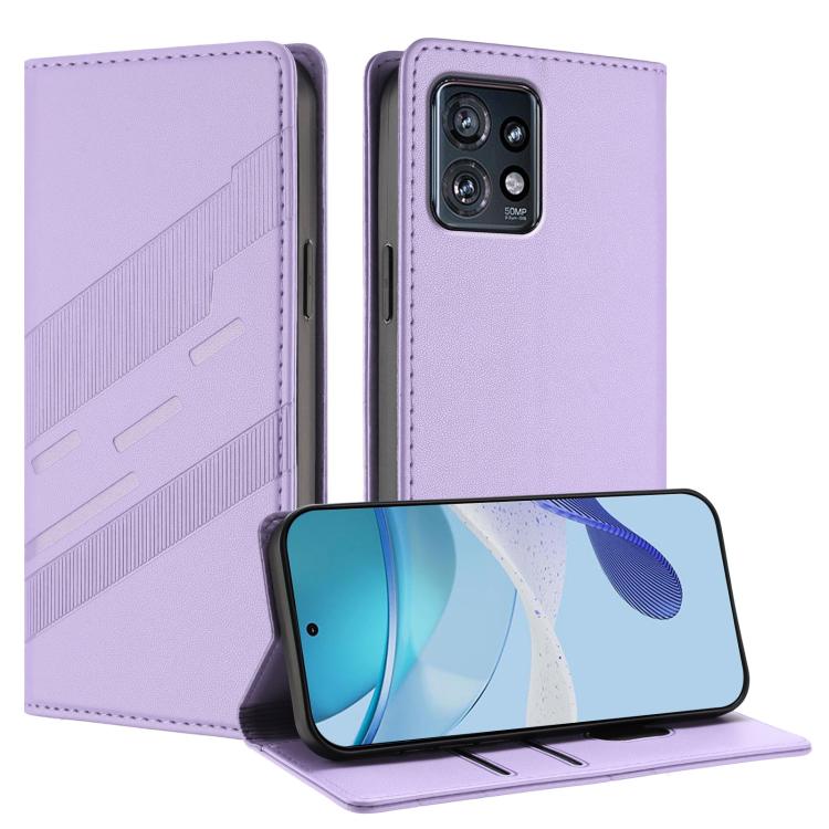 Embossed Multi-functional Wallet Retro Leather Phone Case, Compatible with Motorola Edge+ 2023