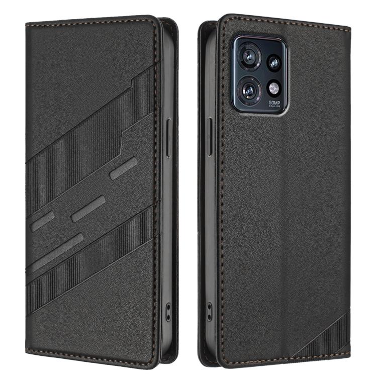 Embossed Multi-functional Wallet Retro Leather Phone Case, Compatible with Motorola Edge+ 2023
