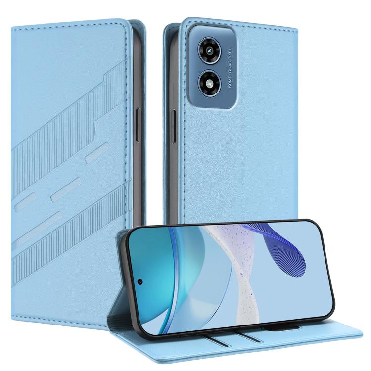 Embossed Multi-functional Wallet Retro Leather Phone Case, Compatible with Motorola Moto G Play 4G 2024