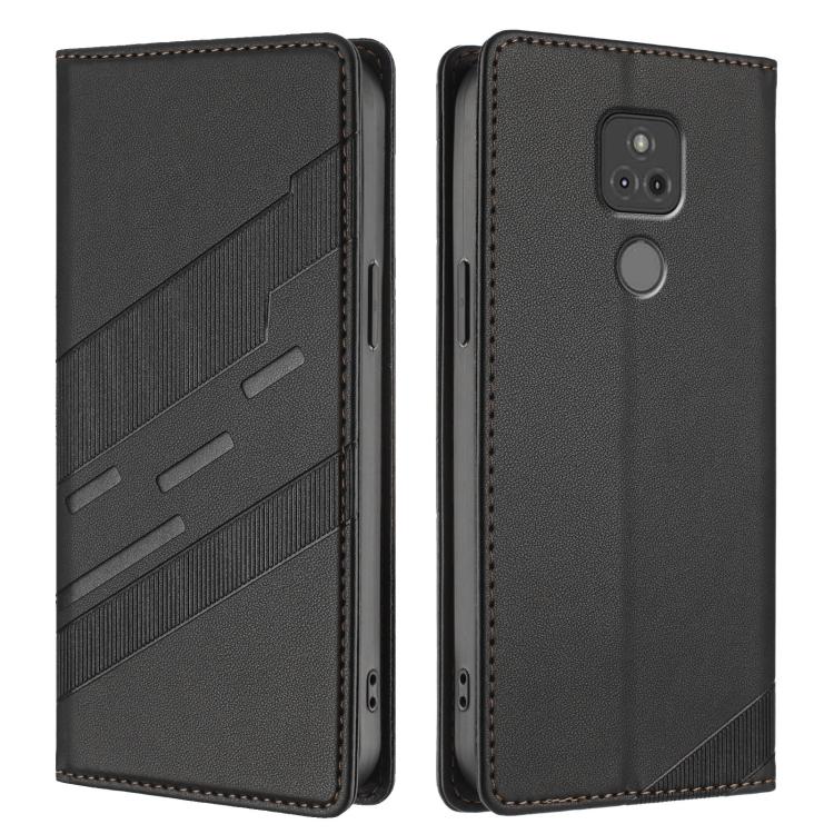 Embossed Multi-functional Wallet Retro Leather Phone Case, Compatible with Motorola Moto G Play 2021