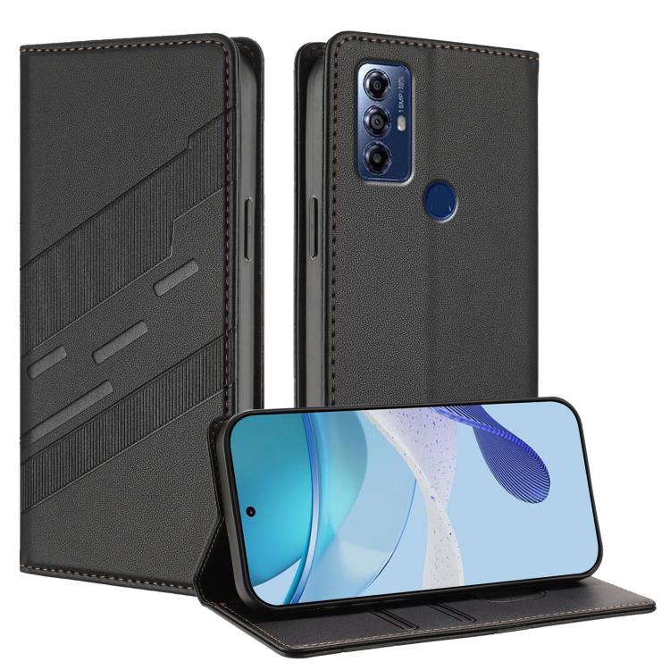 Embossed Multi-functional Wallet Retro Leather Phone Case, Compatible with Motorola Moto G Play 2022