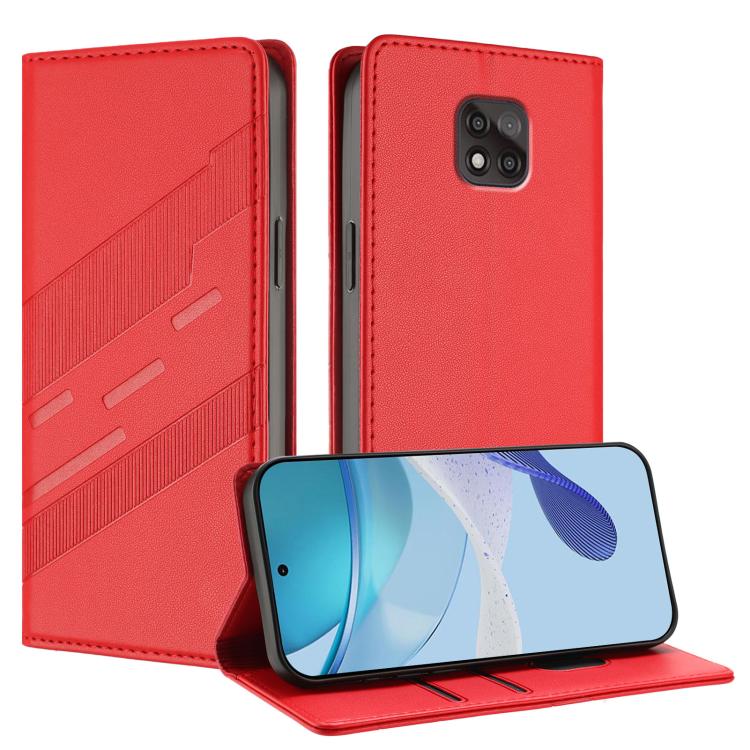 Embossed Multi-functional Wallet Retro Leather Phone Case, Compatible with Motorola Moto G Power 2021