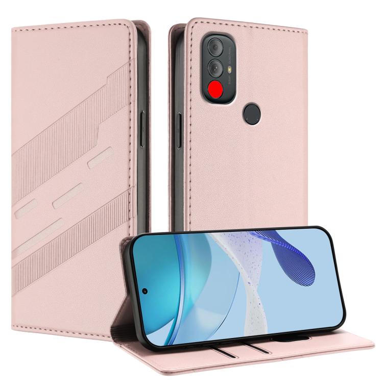 Embossed Multi-functional Wallet Retro Leather Phone Case, Compatible with Motorola Moto G Power 2022