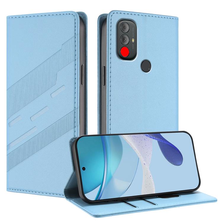 Embossed Multi-functional Wallet Retro Leather Phone Case, Compatible with Motorola Moto G Power 2022