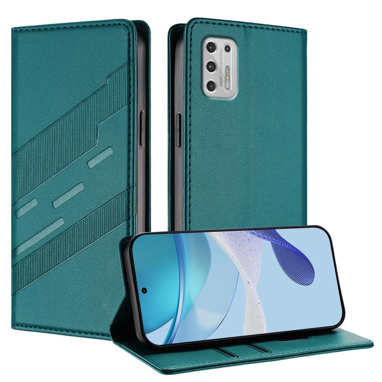 Embossed Multi-functional Wallet Retro Leather Phone Case, Compatible with Motorola Moto G Stylus 4G 2021