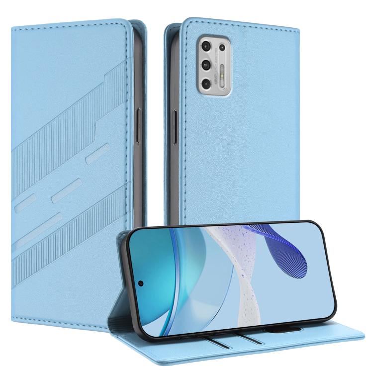 Embossed Multi-functional Wallet Retro Leather Phone Case, Compatible with Motorola Moto G Stylus 4G 2021