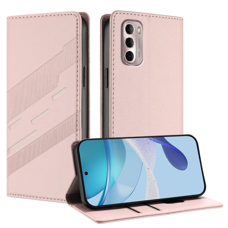 Embossed Multi-functional Wallet Retro Leather Phone Case, Compatible with Motorola Moto G Stylus 4G 2022
