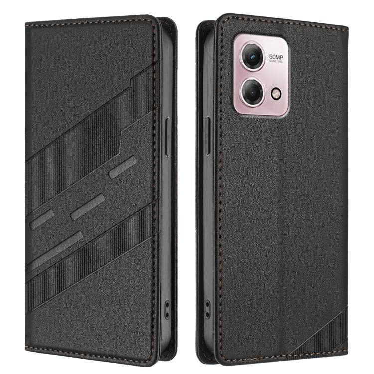 Embossed Multi-functional Wallet Retro Leather Phone Case, Compatible with Motorola Moto G Stylus 4G 2023