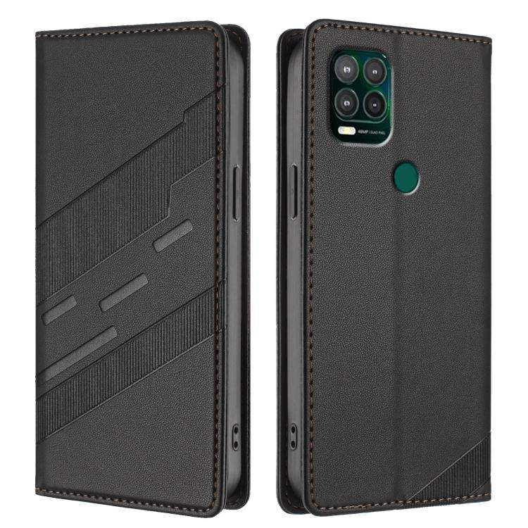 Embossed Multi-functional Wallet Retro Leather Phone Case, Compatible with Motorola Moto G Stylus 5G 2021