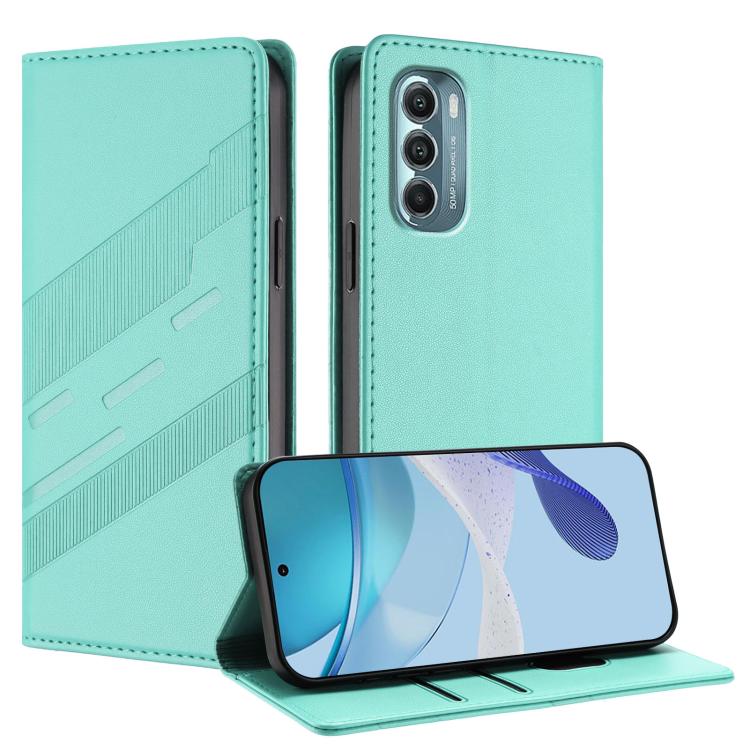Embossed Multi-functional Wallet Retro Leather Phone Case, Compatible with Motorola Moto G Stylus 5G 2022