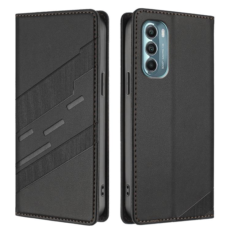 Embossed Multi-functional Wallet Retro Leather Phone Case, Compatible with Motorola Moto G Stylus 5G 2022