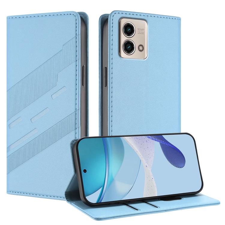 Embossed Multi-functional Wallet Retro Leather Phone Case, Compatible with Motorola Moto G Stylus 5G 2023