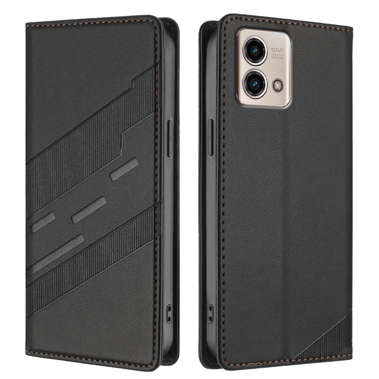 Embossed Multi-functional Wallet Retro Leather Phone Case, Compatible with Motorola Moto G Stylus 5G 2023