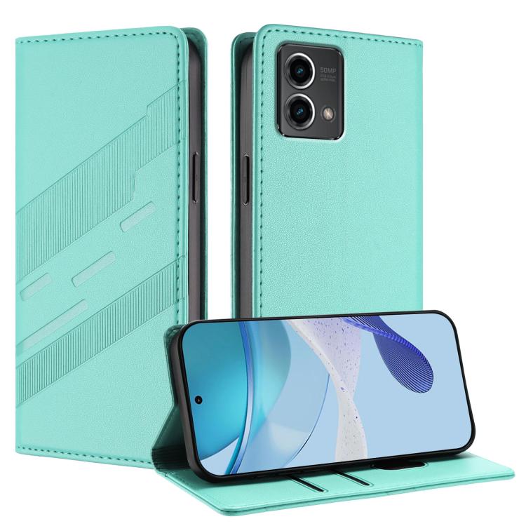 Embossed Multi-functional Wallet Retro Leather Phone Case, Compatible with Motorola Moto G Stylus 5G 2024