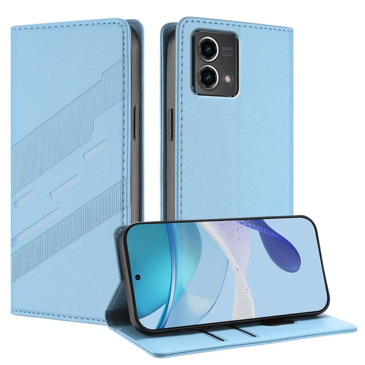 Embossed Multi-functional Wallet Retro Leather Phone Case, Compatible with Motorola Moto G Stylus 5G 2024