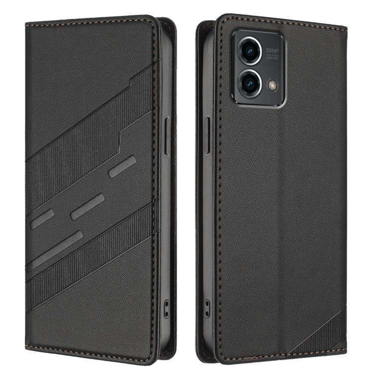 Embossed Multi-functional Wallet Retro Leather Phone Case, Compatible with Motorola Moto G Stylus 5G 2024