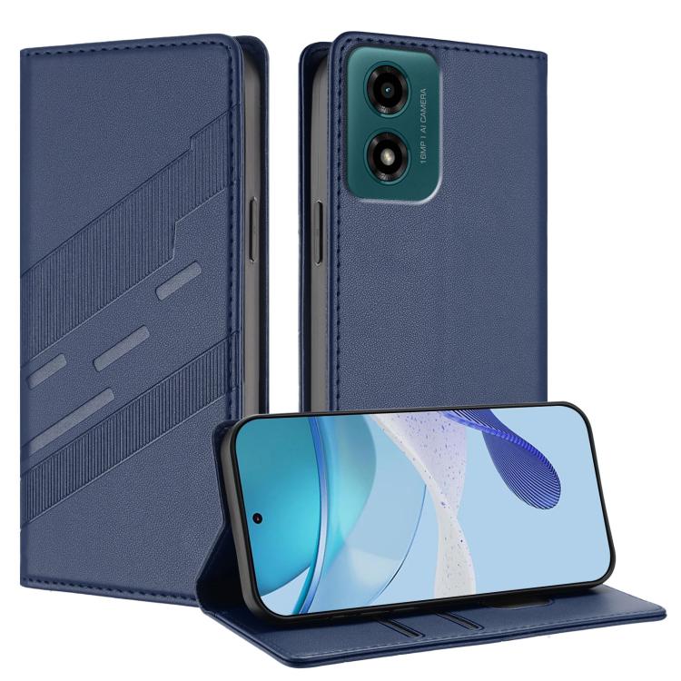 Embossed Multi-functional Wallet Retro Leather Phone Case, Compatible with Motorola Moto G04