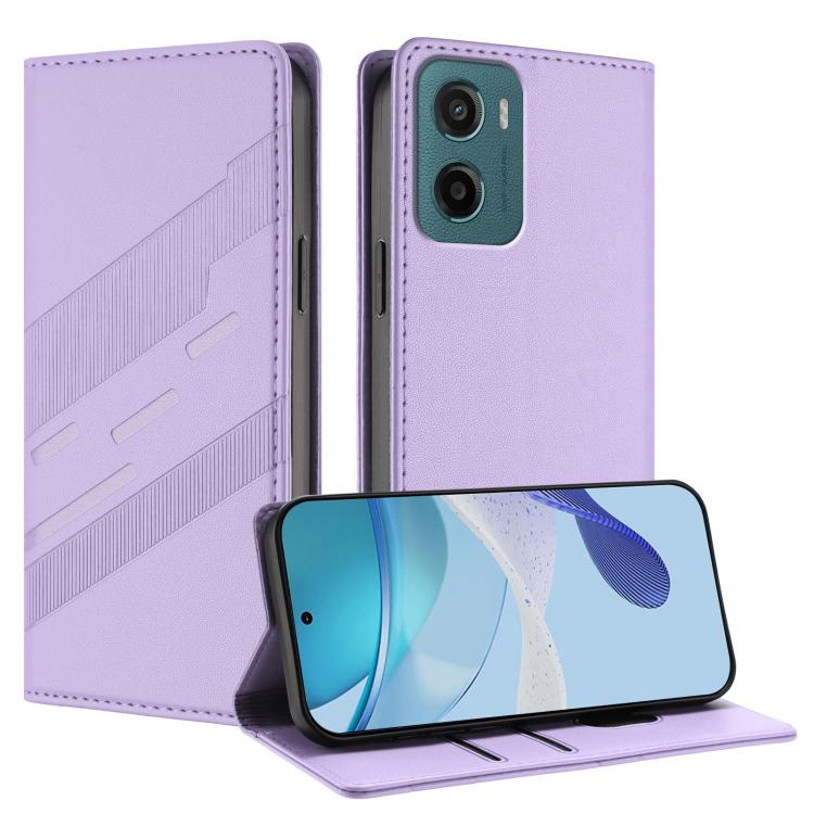 Embossed Multi-functional Wallet Retro Leather Phone Case, Compatible with Motorola Moto G05