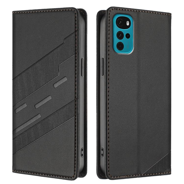 Embossed Multi-functional Wallet Retro Leather Phone Case, Compatible with Motorola Moto G22