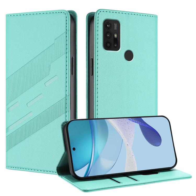 Embossed Multi-functional Wallet Retro Leather Phone Case, Compatible with Motorola Moto G30