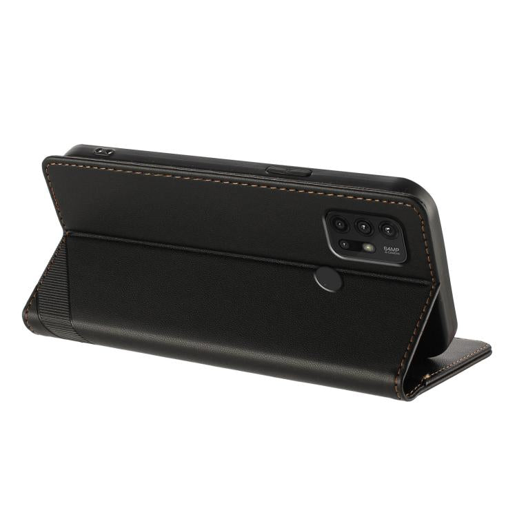 Embossed Multi-functional Wallet Retro Leather Phone Case, Compatible with Motorola Moto G30