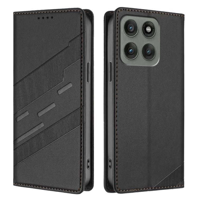 Embossed Multi-functional Wallet Retro Leather Phone Case, Compatible with Motorola Edge 60 Pro