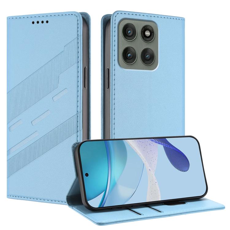 Embossed Multi-functional Wallet Retro Leather Phone Case, Compatible with Motorola Edge 60 Pro