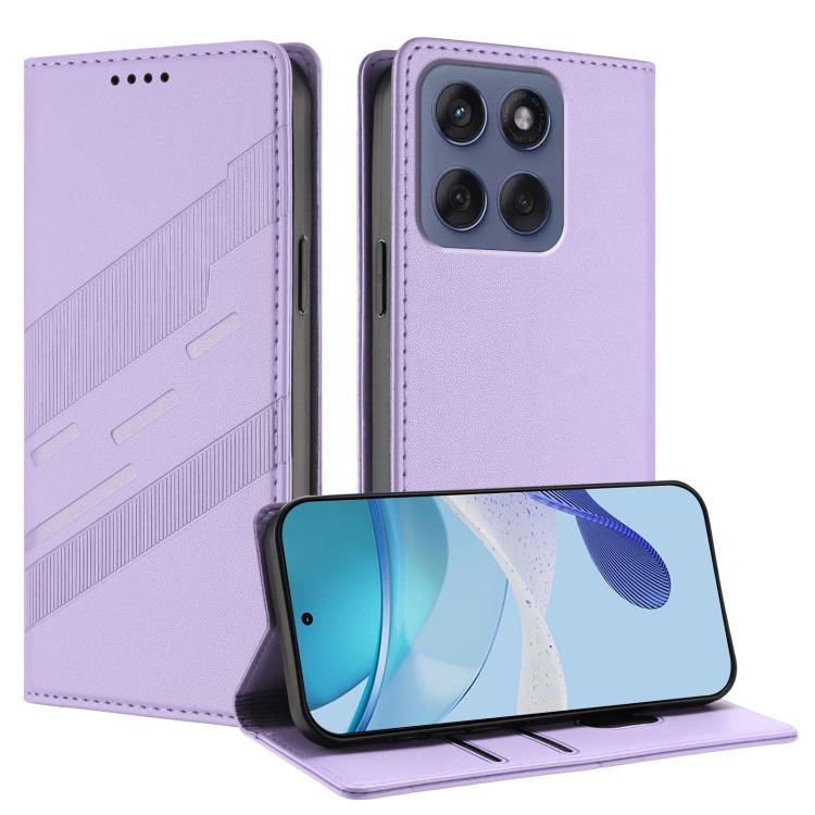 Embossed Multi-functional Wallet Retro Leather Phone Case, Compatible with Motorola Moto G56 5G