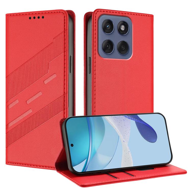 Embossed Multi-functional Wallet Retro Leather Phone Case, Compatible with Motorola Moto G86 5G