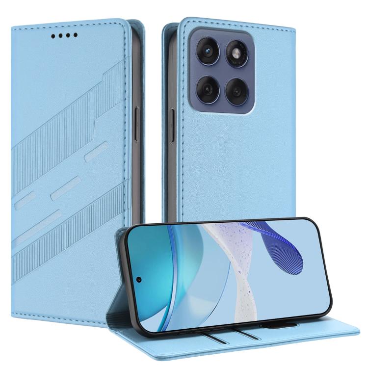 Embossed Multi-functional Wallet Retro Leather Phone Case, Compatible with Motorola Moto G86 5G