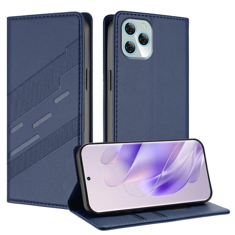 Embossed Multi-functional Wallet Retro Leather Phone Case, Compatible with Blackview A95