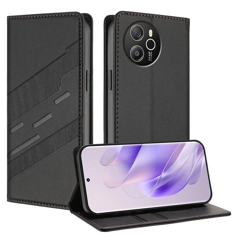 Embossed Multi-functional Wallet Retro Leather Phone Case, Compatible with Blackview Shark 8