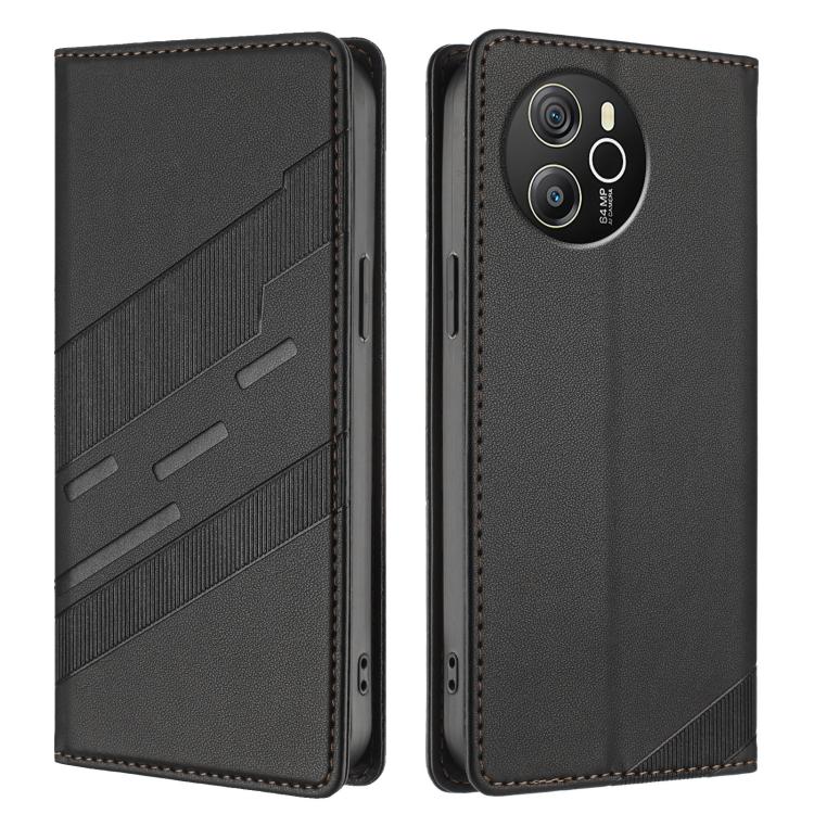 Embossed Multi-functional Wallet Retro Leather Phone Case, Compatible with Blackview Shark 8