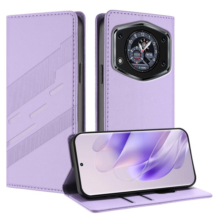 Embossed Multi-functional Wallet Retro Leather Phone Case, Compatible with Cubot A30