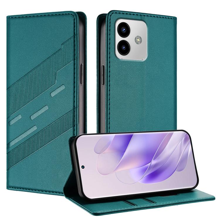 Embossed Multi-functional Wallet Retro Leather Phone Case, Compatible with Cubot Note 40